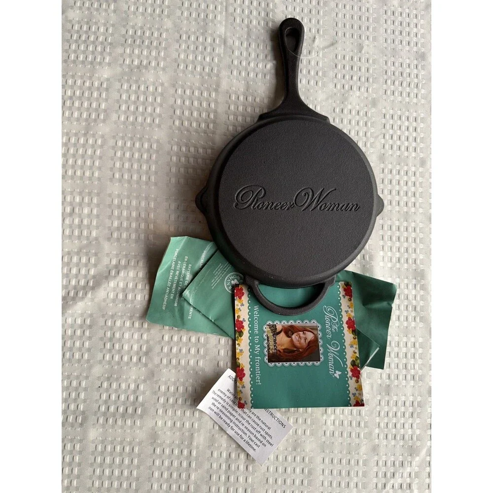 The Pioneer Woman Cast Iron Pan (To Restore / Cure)